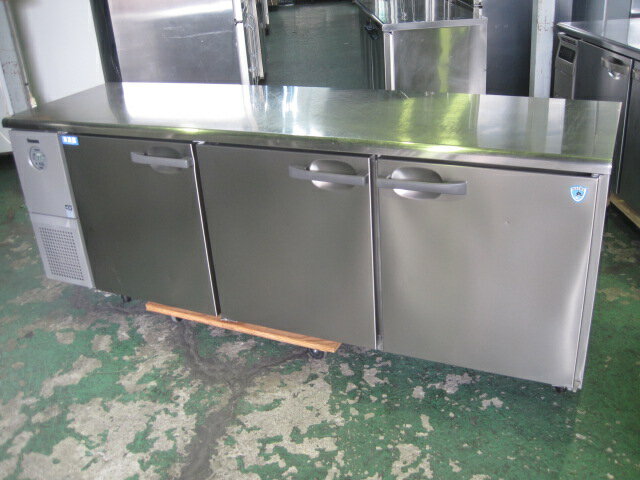 乐天商城 - 2023年製　【中古】ダイワ　冷凍冷蔵コールドテーブル　7161S-EC****　単相100V　W2100xD600xH800mm　自社6ヶ月保証
