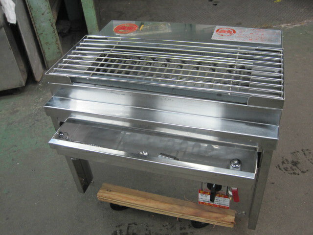 樂天商城 - 【中古】ヒゴグリラー　焼き鳥焼器　P-124KC　単相200V　W520xD410xH380mm　自社6ヶ月保証