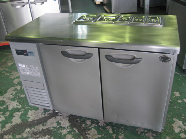 2025年製　【中古】パナソニック　サンドイッチ冷蔵コールドテーブル　SUR-K1261B****　単相100V　W1200xD600xH800mm　自社6ヶ月保証