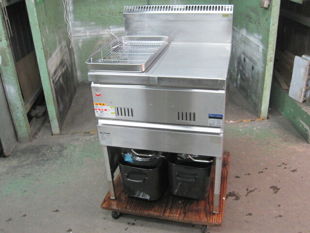 2021年製　【中古】マルゼン　ガスフライヤー　MGF-13WK*　都市ガス　W630xD600xH800mm　自社6ヶ月保証