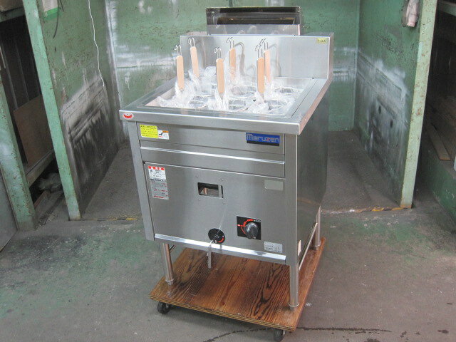 2024年製　【中古】マルゼン　ゆで麺機　MRK-066　都市ガス　W600xD580xH800mm　自社6ヶ月保証