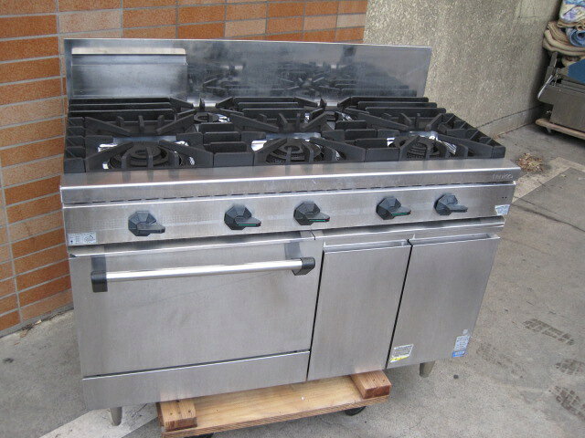 2017年製　【中古】タニコー　ガスレンジ　TSGR-1232　都市ガス　W1200xD600xH800mm　自社6ヶ月保証