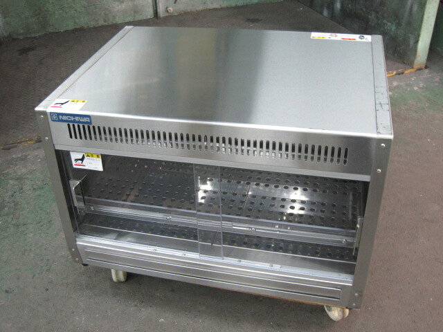 2024年製　【中古】ニチワ　電気ホットショーケース　HSC-500SP-P　単相100V　W600xD450xH415mm　自社6ヶ月保証
