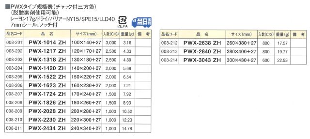 PWX-1217ZH (2500枚) 120×...の紹介画像3