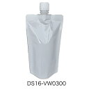 (ボイル不可)夢パック DS16-VW0300(600枚)300ml 110×180(33.5)(口内径16mm) キャップ付ホワイトアルミ蒸着スタンド袋 スパ...