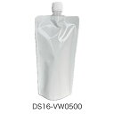 (ボイル不可)夢パック DS16-VW0500(600枚)500ml 120×230(34.5)(口内径16mm) キャップ付ホワイトアルミ蒸着スタンド袋 スパウトパウチ カウパック (お届け時間指定不可)(納期1ヶ月以上かかる場合があります)(北海道・沖縄への発送は行っておりません)