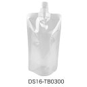 夢パック DS16-TB0300(600枚)300ml 110×180(33.5)(口内径16mm) キャップ付バリアスタンド袋 スパウトパウチ カウパック (...