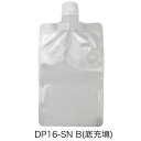 (底充填) 夢パック DP16-SN0300B(500枚) 300ml 120×240(口内径16mm) キャップ付透明三方袋 要シーラー カウパック(お届け時...