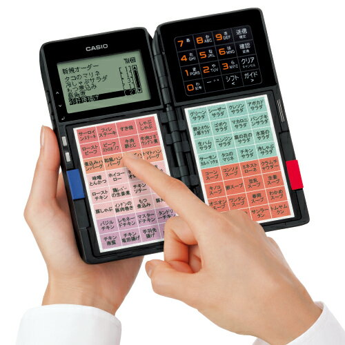 《お見積り商品》ブックレット型ハンディターミナル採用 カシオ オーダーエントリーシステム EasyBooklet イージーブックレット