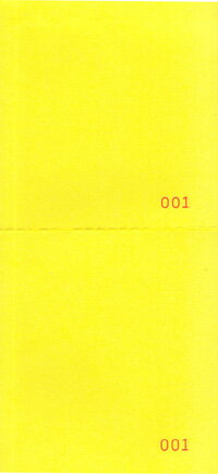 チケット ナンバー入りみつや チ-301（包） ミシン目入り（20冊入り）