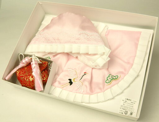 お宮参りセレモニー小物セット ピンク帽子、スタイ(よだれかけ)、お守りセット 女の子用 お祝いセット お宮参りセレモニー小物セット ピンク帽子、スタイ(よだれかけ)、お守りセット 女の子用 お祝いセット