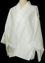 男着物用半襦袢　白色半衿付　M/L/LL　身頃は晒で快適　半衿と袖は白色でフォーマル用　男物和装小物