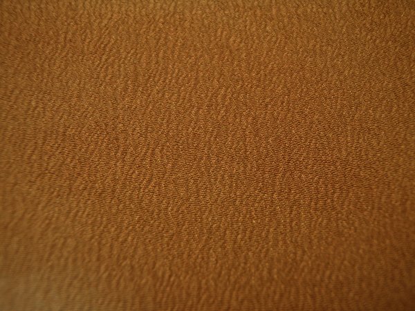 男物長襦袢用カラー半衿　茶色　洗えるポリエステル　男衿　精華ちりめん　男着物用和装小物