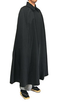 楽天市場 紳士マント 和洋兼用 フード脱着可能 黒 金田一風 メンズアウター 日本製 送料無料 着物と和装小物の店 市川 楽天市場 紳士マント 和洋兼用 フード脱着可能 黒 金田一風 メンズアウター 日本製 送料無料 着物と和装小物の店 市川