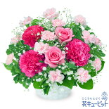 【お祝い】ピンクバラのアレンジメント