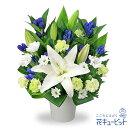 お供え・お悔やみの献花 仏花 供花 法要 法事 仏事 弔事 枕花 お盆 お彼岸 初盆新盆 四十九日 一周忌 お供えのアレンジメントyr00-512754