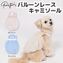 【2点購入で10％OFFクーポン】【 PiPi 】バルーン レース キャミソール ホワイト/サックス犬 いぬ 犬服 ペットウェア ドッグウェア 春服 夏服 春夏服 ミニチュアダックス 日焼け対策 女の子 かわいい おしゃれ