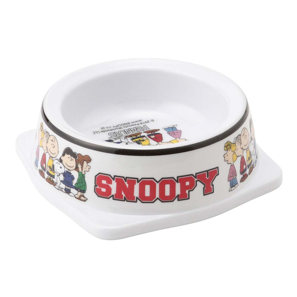 SNOOPY スヌーピーフードボウル ホワイト SSN193-091-001食器 ペット用食器 犬用食器 猫用食器 犬用 ペット用 猫 猫用 ごはん おやつ 水飲み ペット用品 3