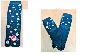 【即出荷】送料無料レディース足袋ソックス和柄5足セット蒸れない水虫予防