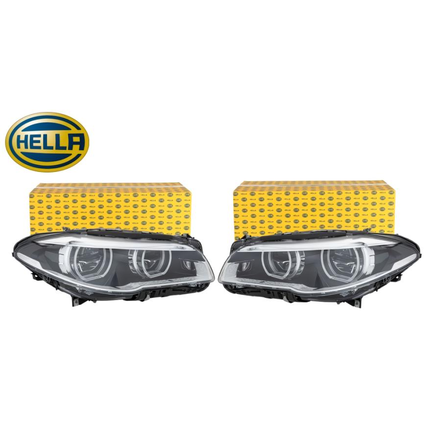 HELLA製 BMW 5シリーズ F10 F11 523i 520d 523d 528i 535i 550i 後期 アダプティブ LED ヘッドライト ヘッドランプ 左右 63117352484