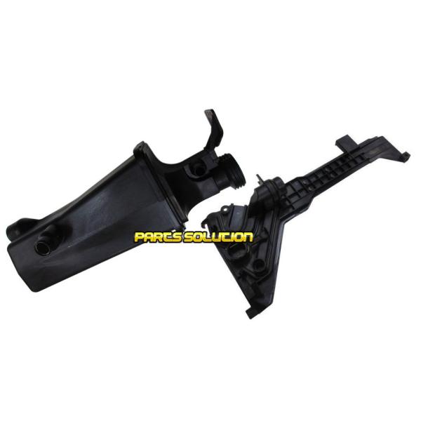 正規純正OEM BMW ラジエーター エクスパンションタンク + 取付プレート SET 3シリーズ E46 17117573781 17111436251 リザーブタンク サブタンク リザーバー