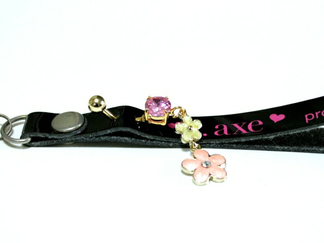 i.axeの14Gミルキーパステルフラワー ボディピアス ヘソピアス へそピアス｜アングル2