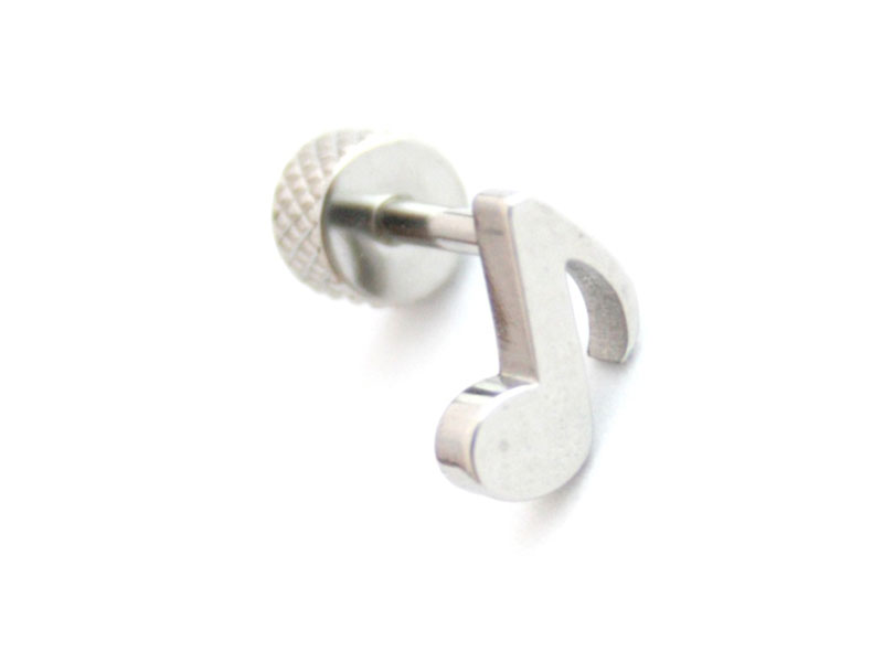 16G軟骨音符 ボディピアス 軟骨ピアス 片耳ピアス