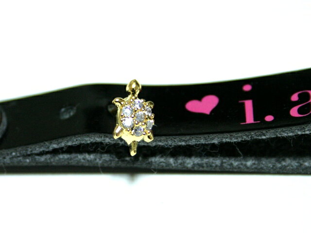 16Gキラキラかめさん ボディピアス 耳用ボディピアスピアス 軟骨ピアス 片耳ピアス