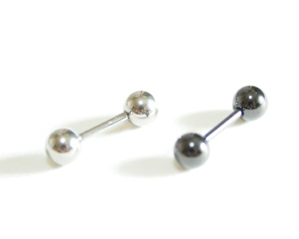 16Gチタンシンプルバーベル8mm ボディピアス 耳ピアス 軟骨ピアス チタンピアス 片耳ピアス