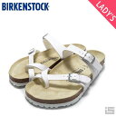 ■ BIRKENSTOCK ビルケンシュトックMayari マヤリ White ホワイト親指ループ トングサンダル Regular 幅広 71051 正規品 レディースサンダル