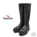 ◆ bueno ブエノT2906 Blackロングボリュームソールブーツ タンクソールレディース 黒 トルコ ハンドメイド