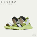 ■ HISPANITAS ヒスパニタス CHV243458 Blackベルクロ オープントゥサンダルウェッジソール 厚底 レディース スペインブランド 【24s...