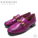 [返品不可] HISPANITAS ヒスパニタス HI233132 Purple ビジュー付き コインローファー モカシン モカ縫い ソフトレザー スペイン製 正規品 インポート 23fw新作 レディースシューズ