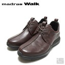 ■ madras Walk マドラスウォーク MW7601 Dark Brown ダークブラウン【GORE-TEX】 全天候快適なカジュアルレザースニーカー 本革 防水センターシーム ライトビジネススタイル 中国製 【23fw】 メンズスニーカー