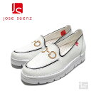 ■ jose saenz ホセ サエンツ 2253 ホワイト Black Combiプリントモカビット レザー スリッポンシボ革 レディース 本革 レザー スペイン 【正規品】レディーススリッポン