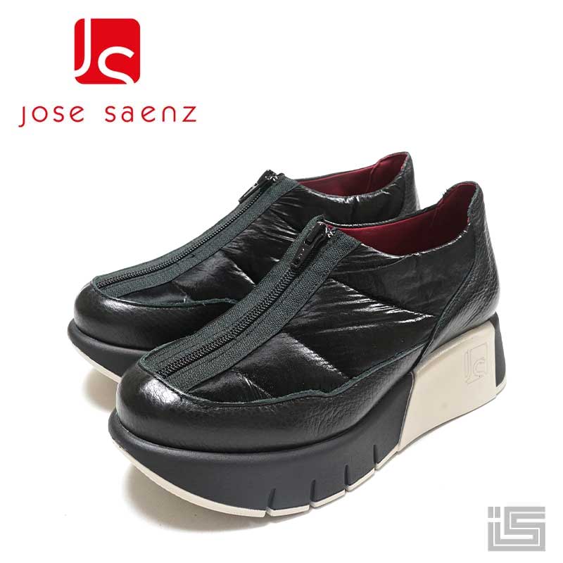 ◆ jose saenz ホセ サエンツ 3503 Black センタージップスニーカー ボリューム