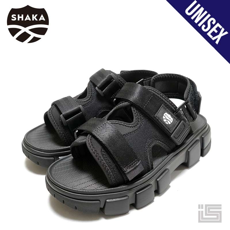 ■ SHAKA シャカSK-185 Black スポーツ サンダル CHILL OUT SF チルアウト SFソール ヒールストラップ メンズ レディース ユニセックス 【23ss】レディースサンダル メンズサンダル