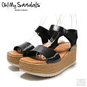 ■ Oh! My Sandals オーマイサンダルズ5446 Black/E ブラックエナメルシームレスアンクルストラップサンダル スペイン 24ss【正規取扱店】【インポート】(4)
