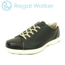 ■ REGAL WALKER リーガルウォーカー324W GREY グレー ディアスキン カジュアル スニーカー 幅広3E