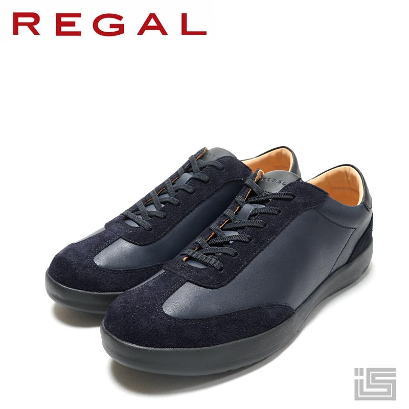 リーガル スニーカー メンズ ★ REGAL リーガル 58EL-AG Navyカジュアルシューズ スニーカー 最軽量モデル EVA MASTORORRO LEATHER レースアップ レザースニーカーメンズシューズ【23fw】メンズカジュアル