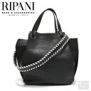 リパーニ 革バッグ レディース ■ RIPANI リパーニ AIRONE アイローネ9291OF Black ブラック 黒 2way 肩掛け 大 トートバッグ 手提げ 本革 レディースイタリア シュリンクレザー