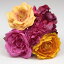 FF-42131 ブーケ型造花　パンプキン/ピンク【フラメンコ用品】フローレス　お花　コサージュ
