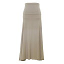 DF-1401 ハイウエストマーメイドフレアースカート/グレージュ【フラメンコ用品】【ダンス衣装】【レッスンスカート】ファルダ 練習用