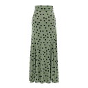 FF-2501 スペイン製ハイウエストスカート/オリーブ「1点のみメール便可」【フラメンコ用品】【ダンス衣装】【レッスンスカート】ファルダ 練習用