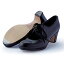 〈ドン・フラメンコ〉セミプロ・マラゲーニャ/ブラック革紐【靴】【フラメンコシューズ】サパトス　zapatos