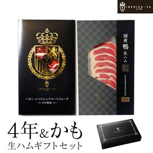 【誇るブランド、生ハム食べ比べ】 高級 イベリコ豚 & あいち鴨 生ハム セット 2種×50g レアルベジョータ 豚肉 鴨肉 贈り物 珍味 内祝い お取り寄せグルメ 高級 おつまみ セット プレゼント ホワイトデー ギフト 送料無料 冷凍 イベリコ屋