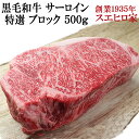 黒毛和牛 霜降り サーロイン ブロック 500g 送料無料 お肉 塊肉 ブロック肉 ギフト 高級 牛肉 A4 A5 お取り寄せグルメ 内祝い ローストビーフ用 ...