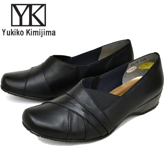 メール便 クーポン対象商品 ユキコ キミジマ Yukiko Kimijimaスリッポン カジュアルパンプス レディース 本革 レザー7340 在庫あり即出荷 レディース靴靴 Www Meandertravel Com