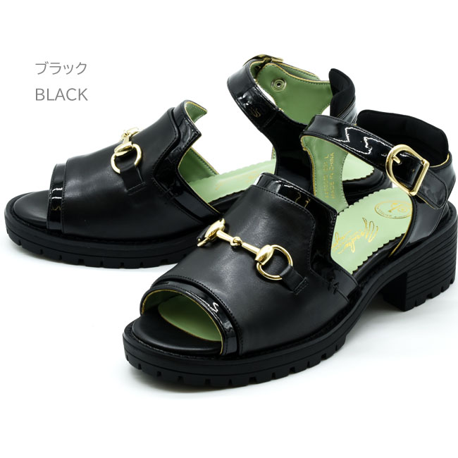 【クーポン対象品】 ヨースケ YOSUKE 厚底サンダル ストラップサンダル ビット レディース 全4色 S-LL 4450010 セール ibeshoes-10016107 靴の専門店アイビー サンプル画像2