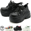 【ヨースケ 全品送料無料】 ヨースケ YOSUKE 厚底スニーカー レースアップ プラットフォーム ダッドスニーカー レディース 全3色 S M L LL 黒 ...